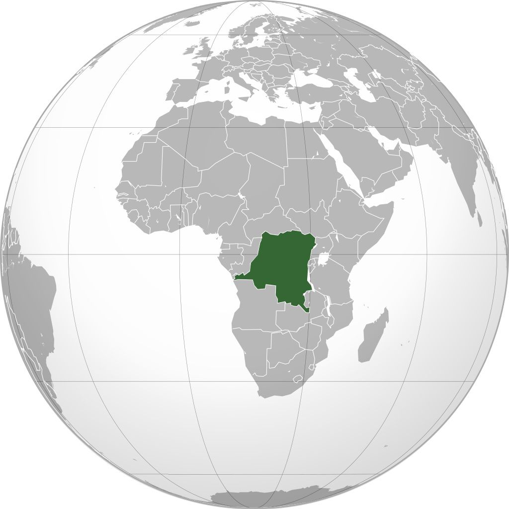 Rep Dem Congo Carte Afrique